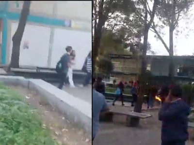 Encapuchados toman el CCH Vallejo con bombas molotov, petardos y piedras