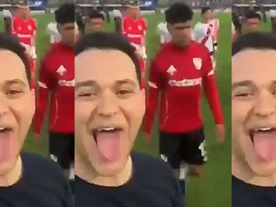 El hincha de Boca agredido por Salas recibió una sanción de 2 años