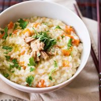 Juk: la comida coreana a base de arroz que se hace en poco tiempo y es muy nutritivo para el desayuno