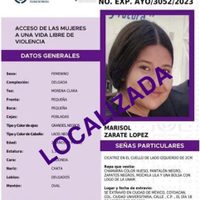 Tras seis días desaparecida localizan sana y salva a la estudiante de la UNAM Marisol Zárate