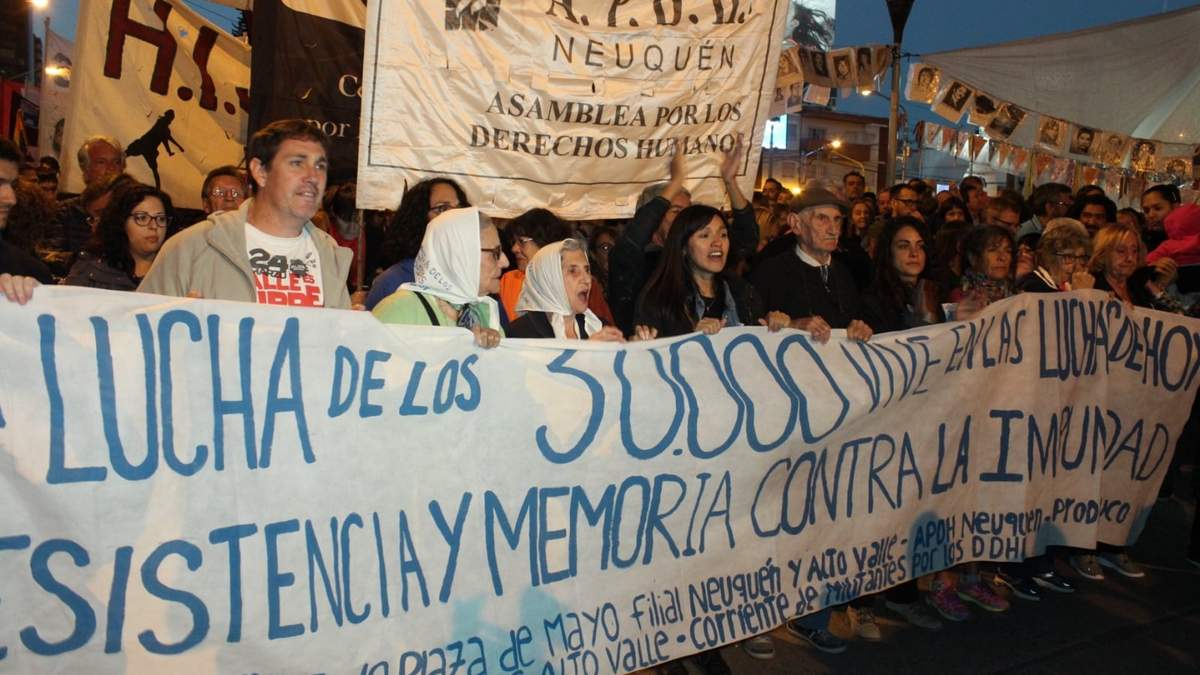 El juicio contra la dictadura es impulsado por miembros de la APDH. Fuente: (Twitter)
