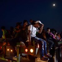 Por altas temperaturas, caravana recorre de madrugada último tramo de Chiapas