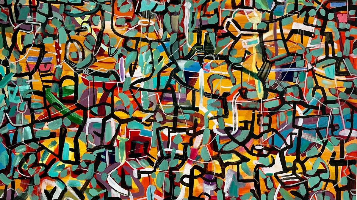 Mario Nuñez, De cierto, óleo sobre tela, 170 x 200 cm, 2023