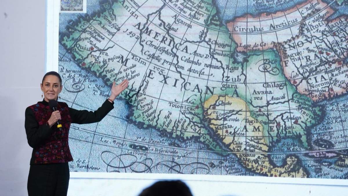 Claudia Sheinbaum sobre el Golfo de México
