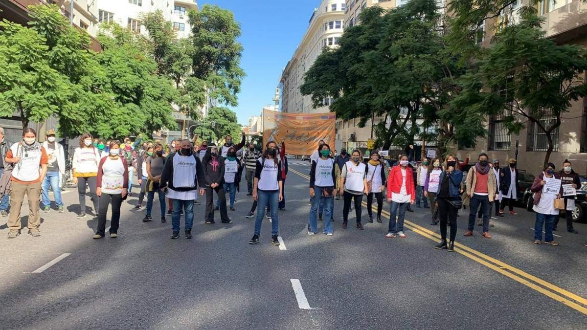 Manifestaciones contra el Gobierno porteño. Fuente: (Twitter)