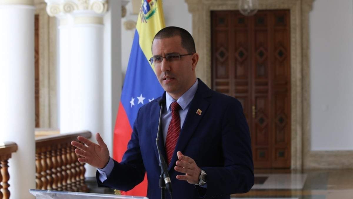 El ministro de Exteriores de Venezuela, Jorge Arreaza