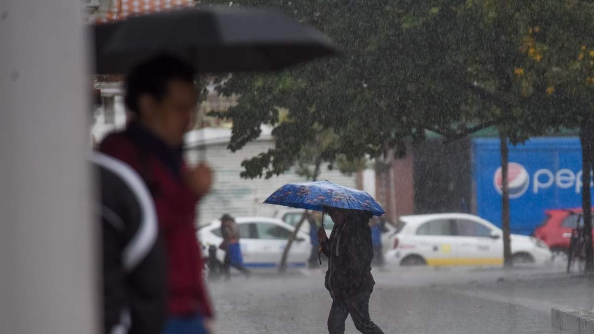 Lluvia este lunes en el Valle de Toluca