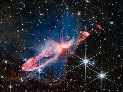 El telescopio James Webb captura las "travesuras" de dos estrellas en formación activa