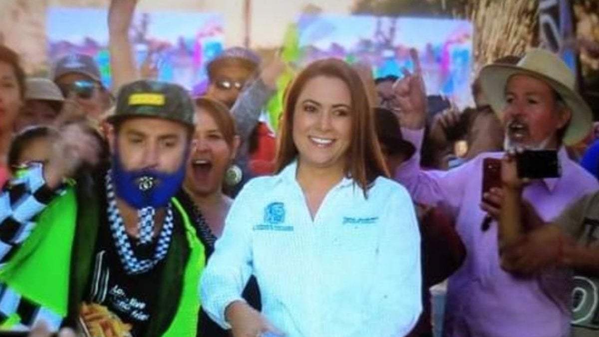 La alcaldesa de Aguascalientes María Teresa Jiménez