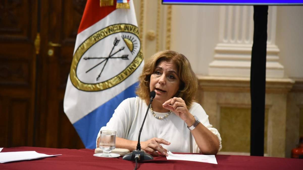 Ministra de Salud de Santa Fe, Sonia Martorano. Fuente: (Twitter).