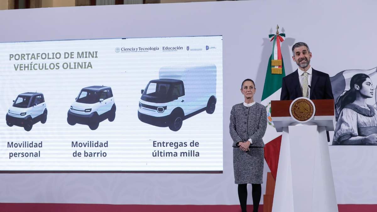 El Gobierno federal presentó nuevos detalles de Olinia, el vehículo eléctrico urbano que plantea operar bajo reglas distintas a los autos tradicionales.