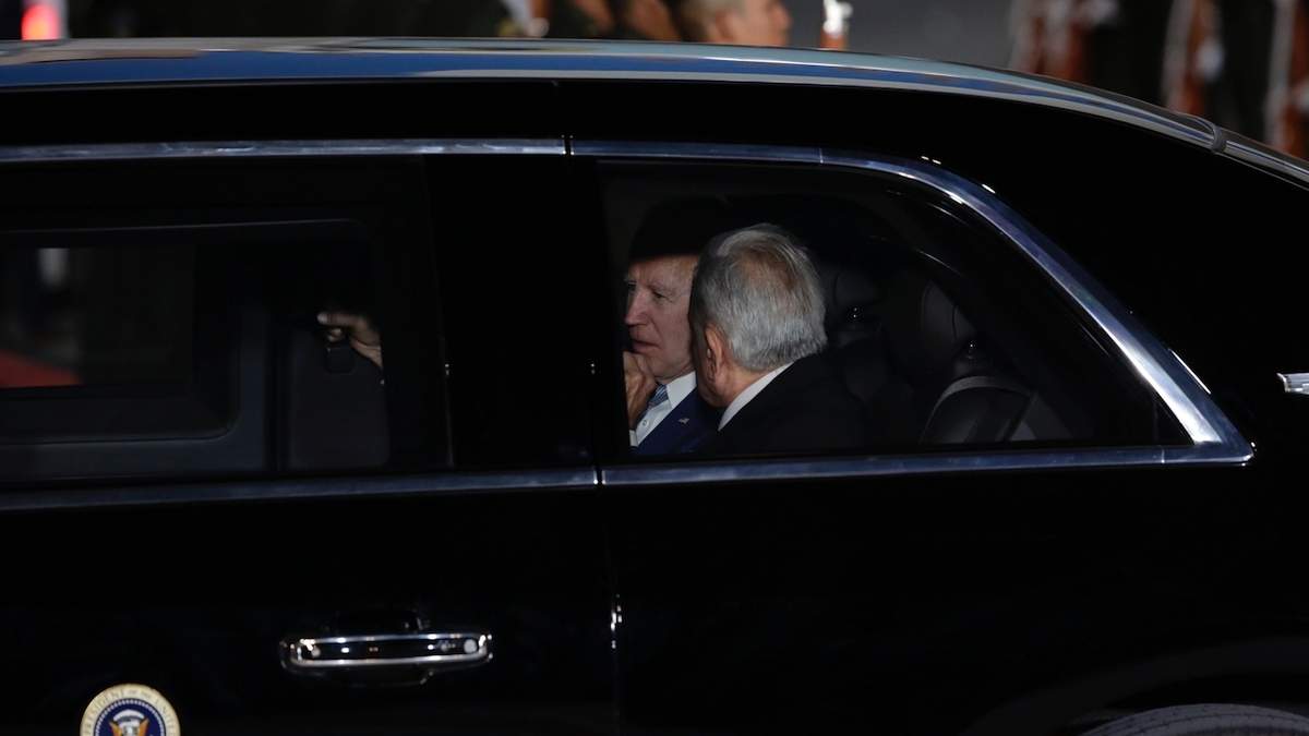 Los presidentes de Estados Unidos y México la noche del domingo