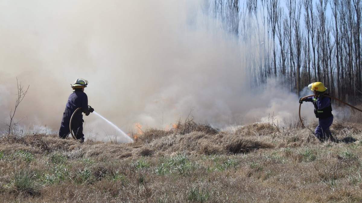 La mayoría de los incendios se producen en chacras abandonadas. Fuente: (Twitter)