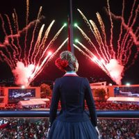 Evelyn Salgado “quemó” cinco millones de pesos en fuegos artificiales para festejos patrios