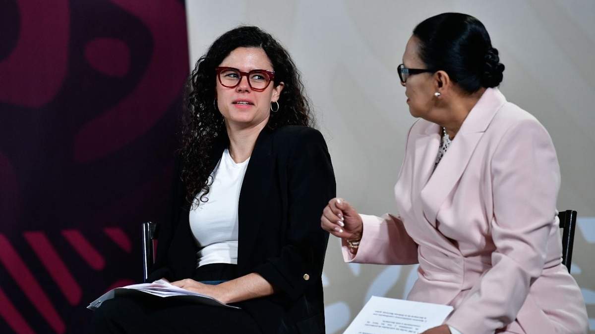 La secretaria de Gobernación, Luisa María Alcalde Luján