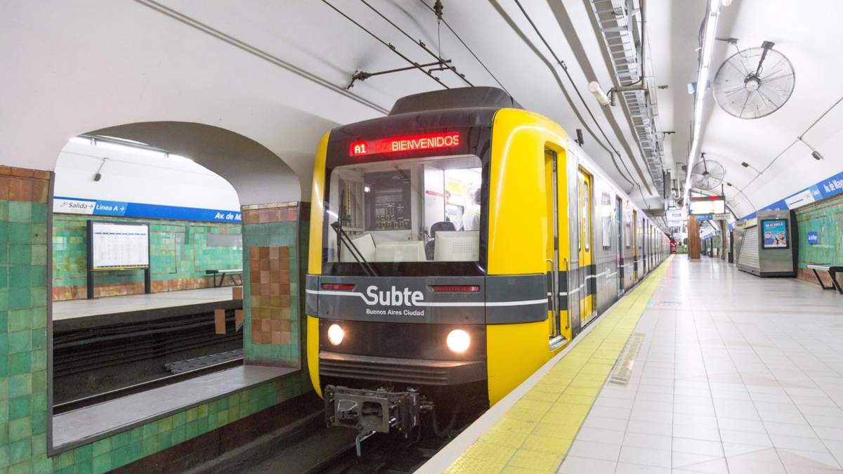 Subte. Fuente: (Twitter)