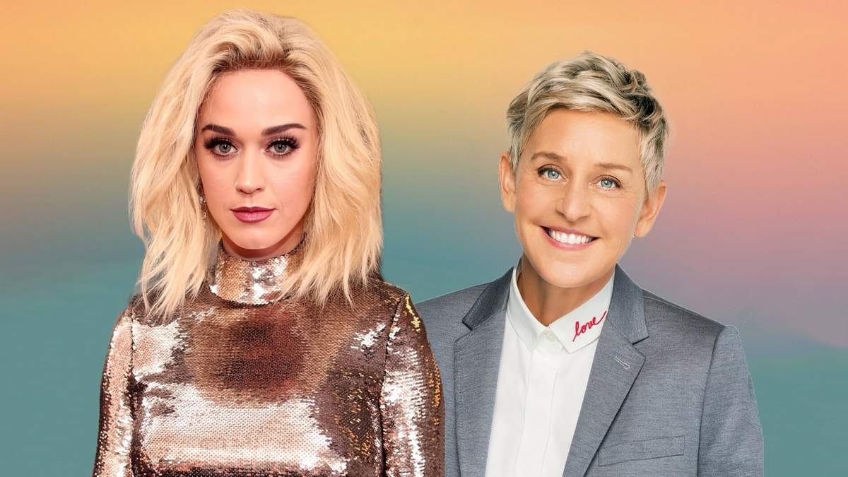 Katy Perry y Ellen DeGeneres. Fuente: (Twitter).