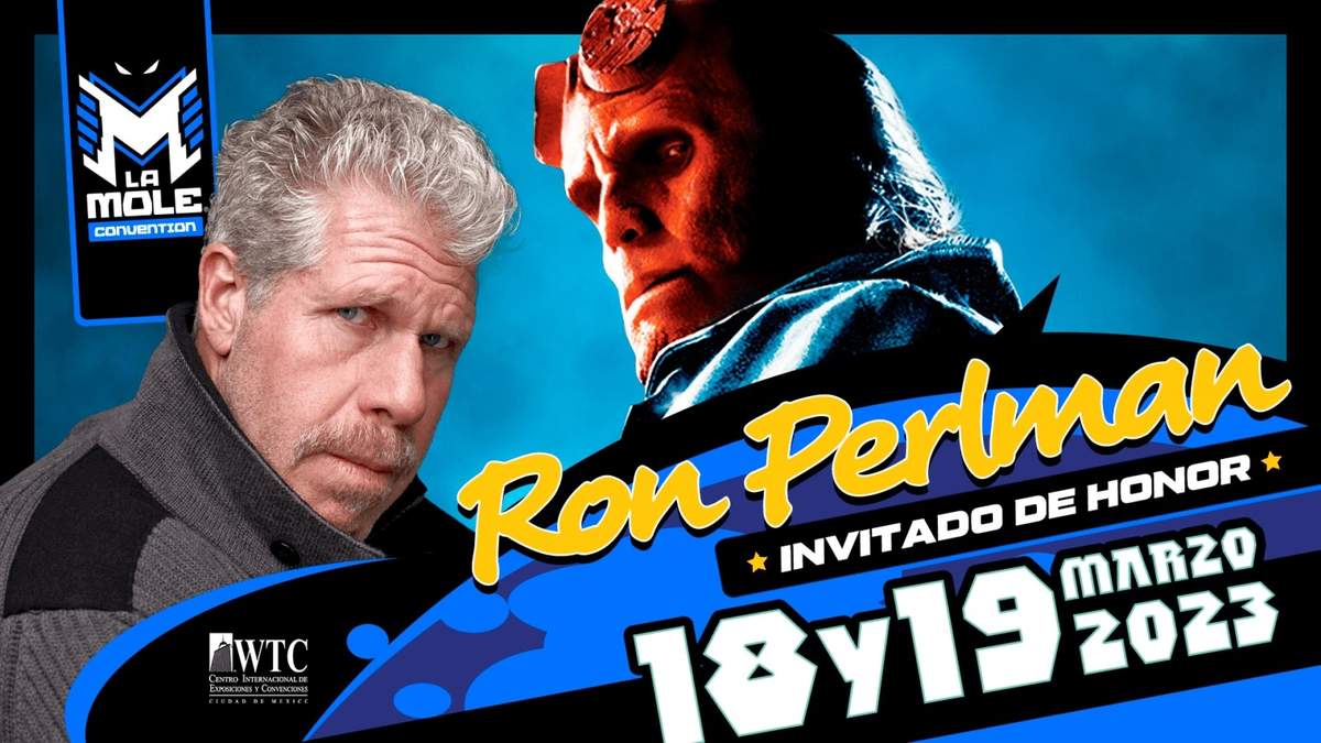 Este sábado estará Ron Perlman (Hellboy)