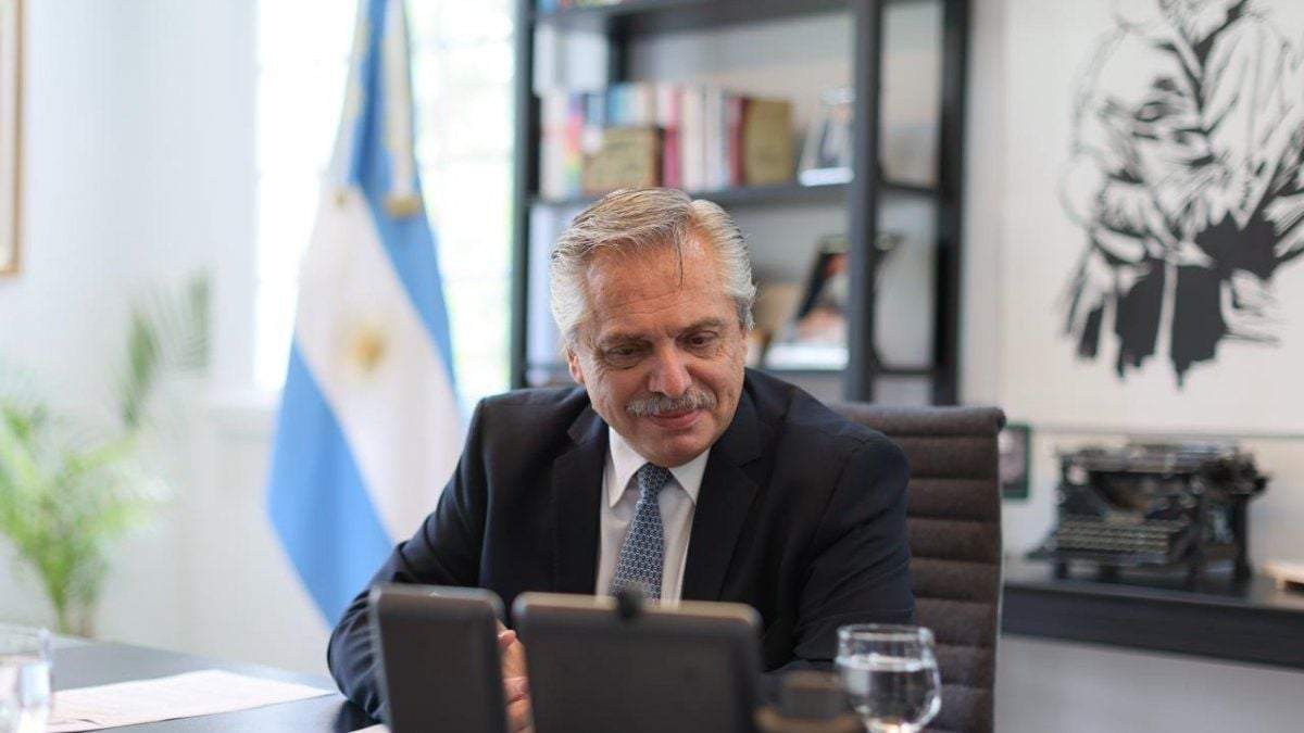 Alberto Fernández, presidente de la Nación. Fuente: (Twitter)