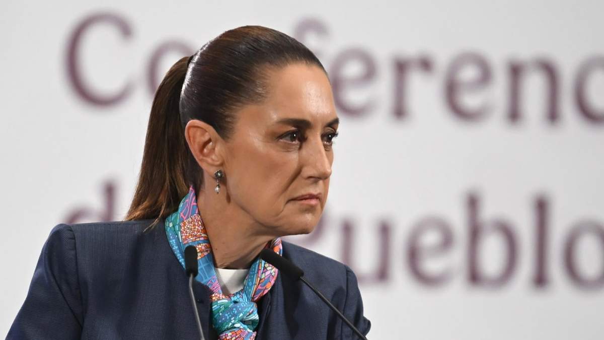 La presidenta Claudia Sheinbaum en la mañanera