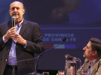 Nicolás Trotta y Omar Perotti comprometidos en la educación de Santa Fe
