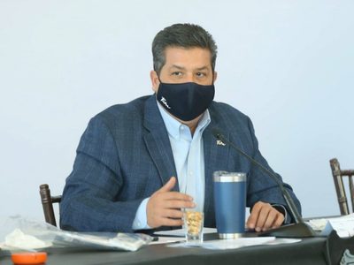 Cabeza de Vaca "choca" con AMLO: También se atribuye logros de seguridad en Tamaulipas