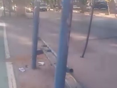 La parada de micro en la que da miedo sentarse
