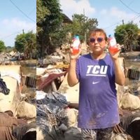 Damnificados en Veracruz critican apoyo de Rocío Nahle tras recibir solo sueros (VIDEO)