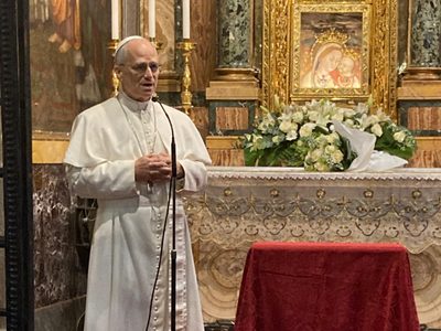 Colombo se reunió con el Papa León XIV