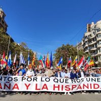 Grupos de ultraderecha “españolistas” hacen presencia en el día de la Hispanidad