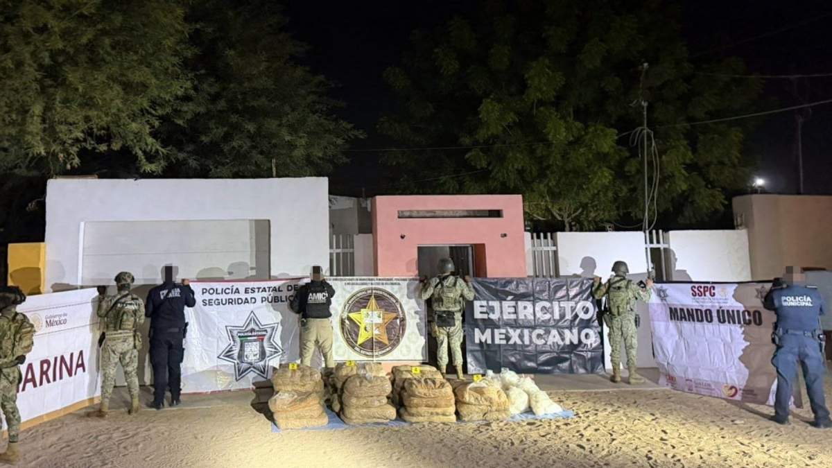 Decomiso de casi media tonelada de metanfetamina en operativos en San Luis Río Colorado, Sonora