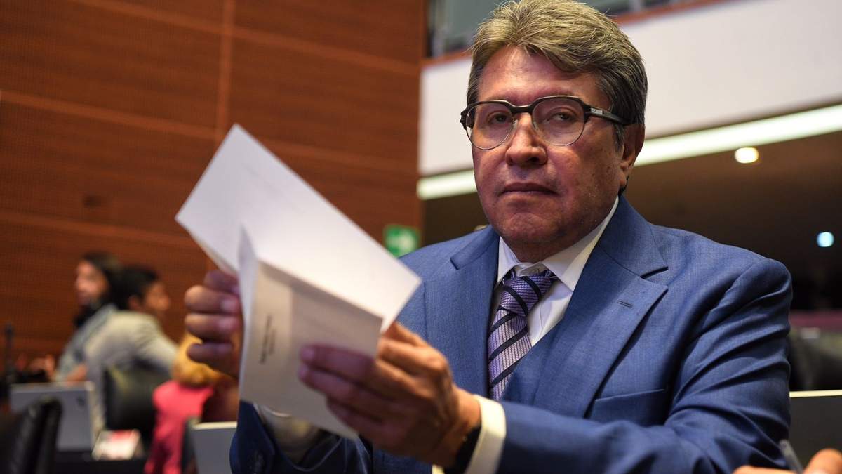 Ricardo Monreal, en la sesión de este jueves del Senado