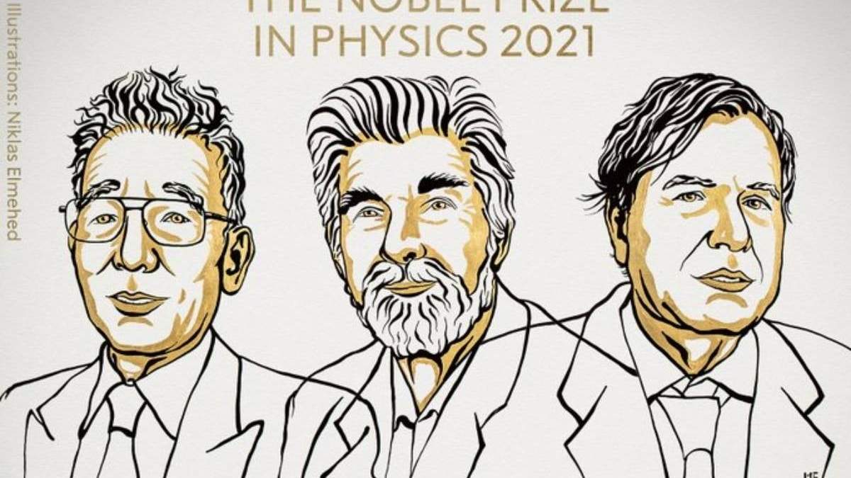 Los científicos Syukuro Manabe, Klaus Hasselmann y Giorgio Parisi