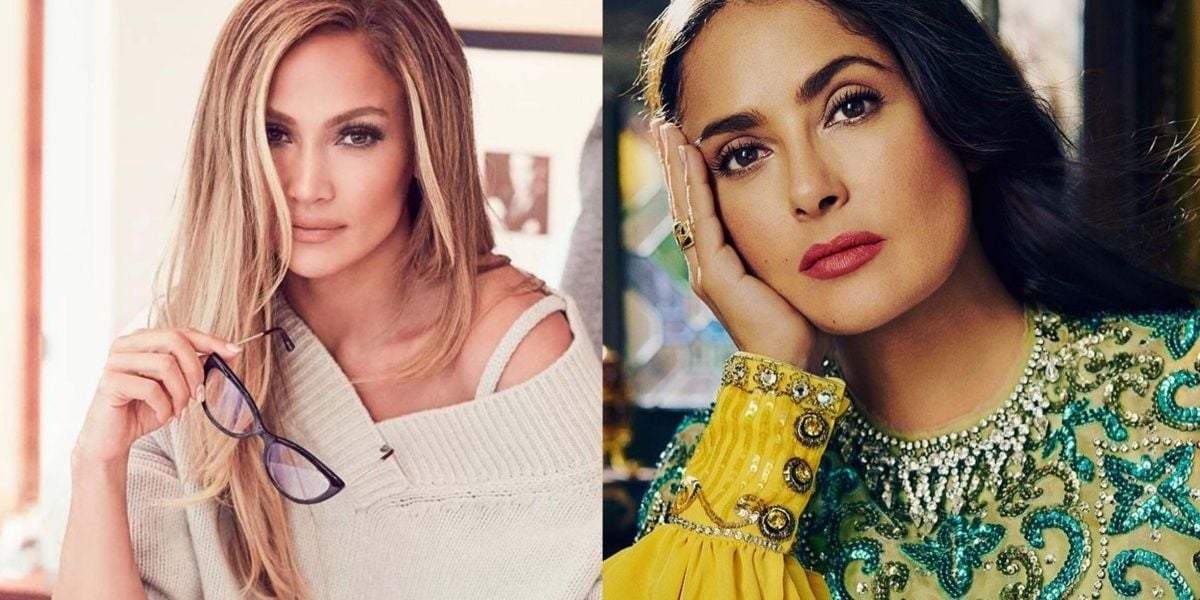 Jennifer López y Salma Hayek. Fuente: (Instagram)