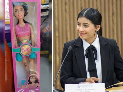 Reparten muñecas de “La Bonita” Sánchez en Puebla; funcionaria niega campaña anticipada