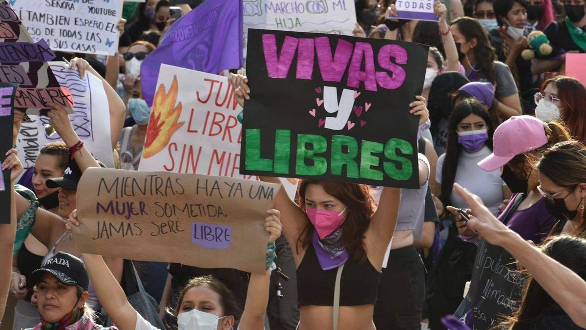 Marcha del 8 de marzo en la CDMX