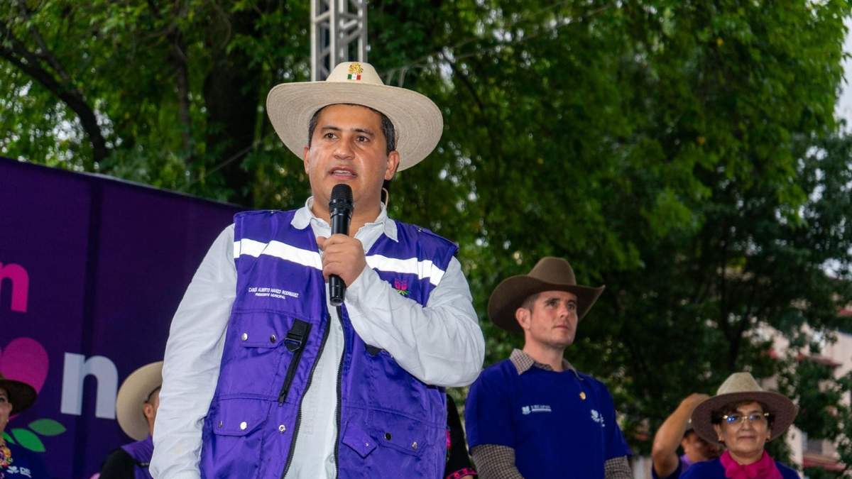El presidente municipal de Uruapan, Carlos Manzo