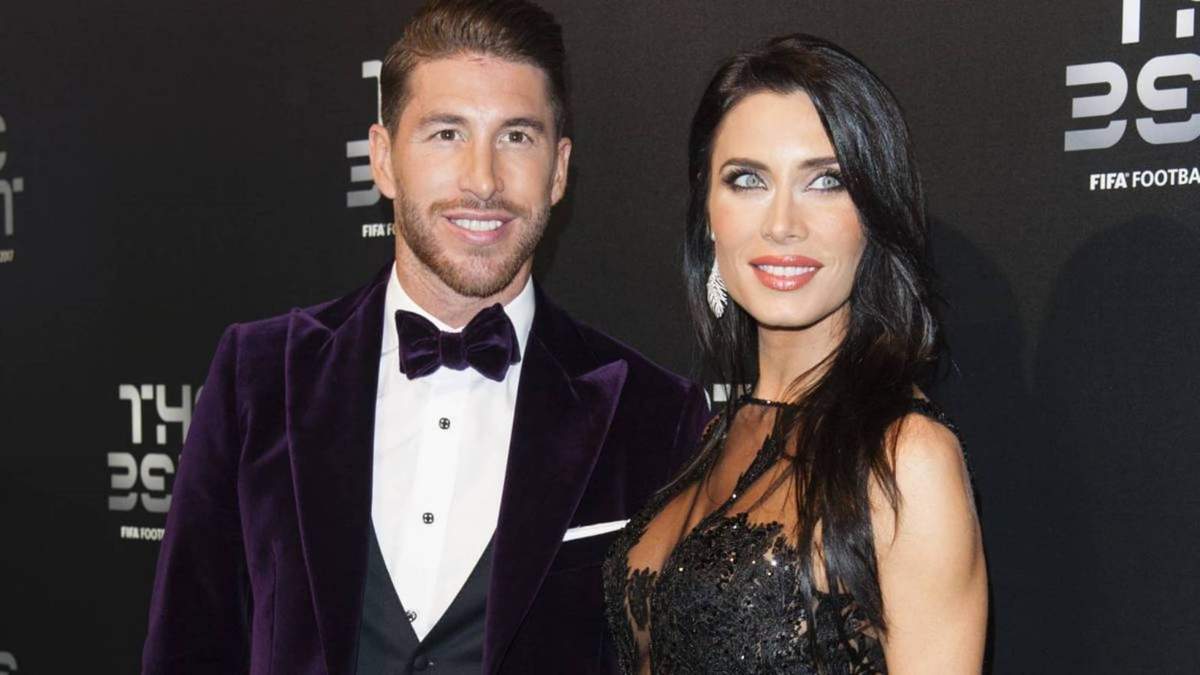Pilar Rubio y Sergio Ramos. Fuente: (Twitter)