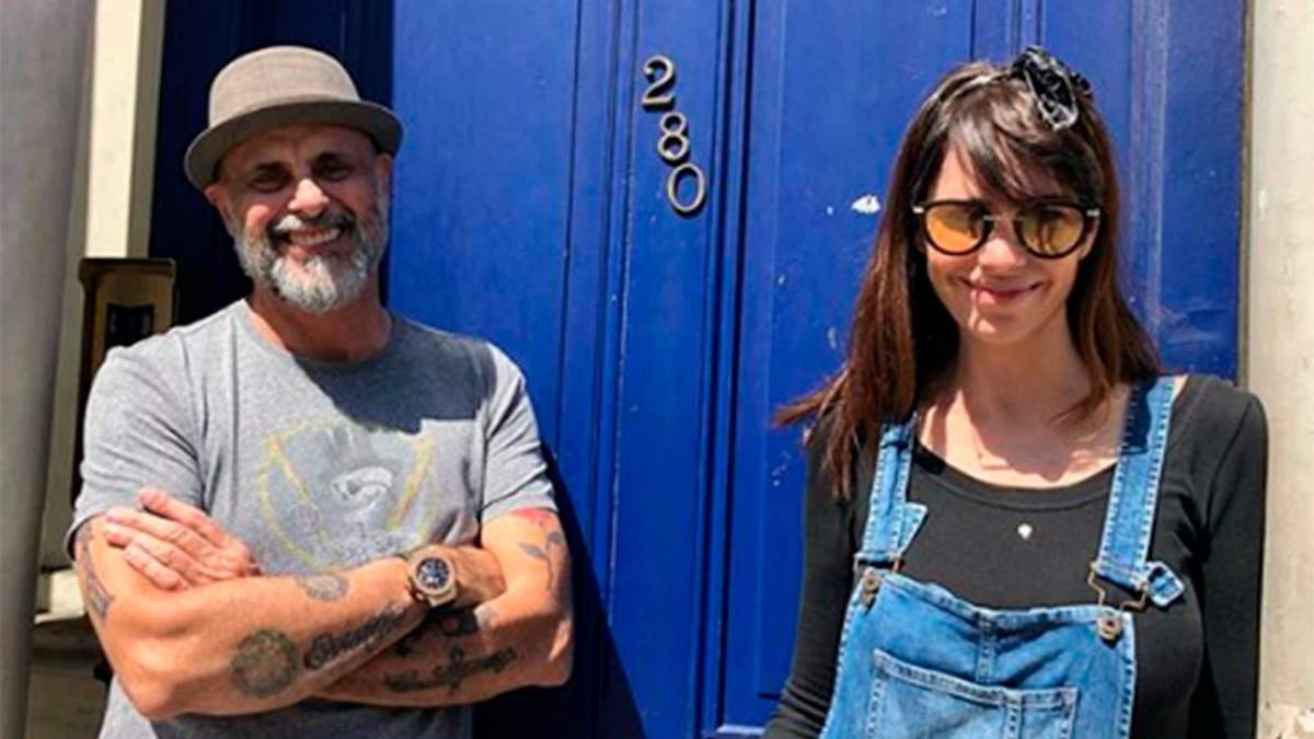 Jorge Rial y Romina Pereiro. Fuente: (Twitter)