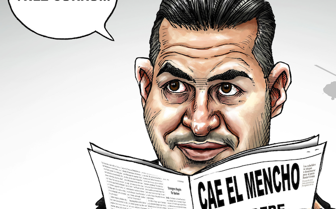 Vista previa de "No tiene llenadera", cartón de José Antonio Rodríguez