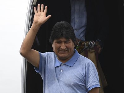 Evo Morales abandonó la Argentina