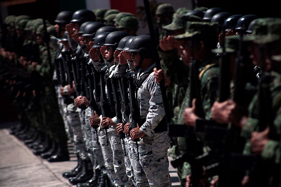 Ejercito y GN Foto Sedena.