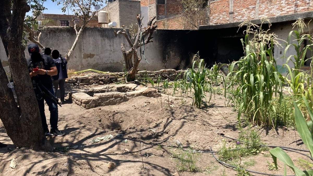 El sitio donde hallaron la fosa clandestina