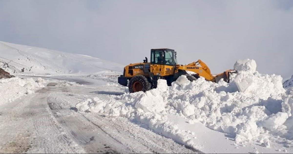 El temporal de nieve afectó a gran parte del territorio provincial de Neuquén. Fuente:(Gobierno de Neuquén)