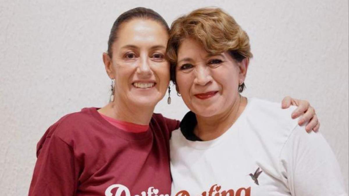 Sheinbaum y Delfina Gómez