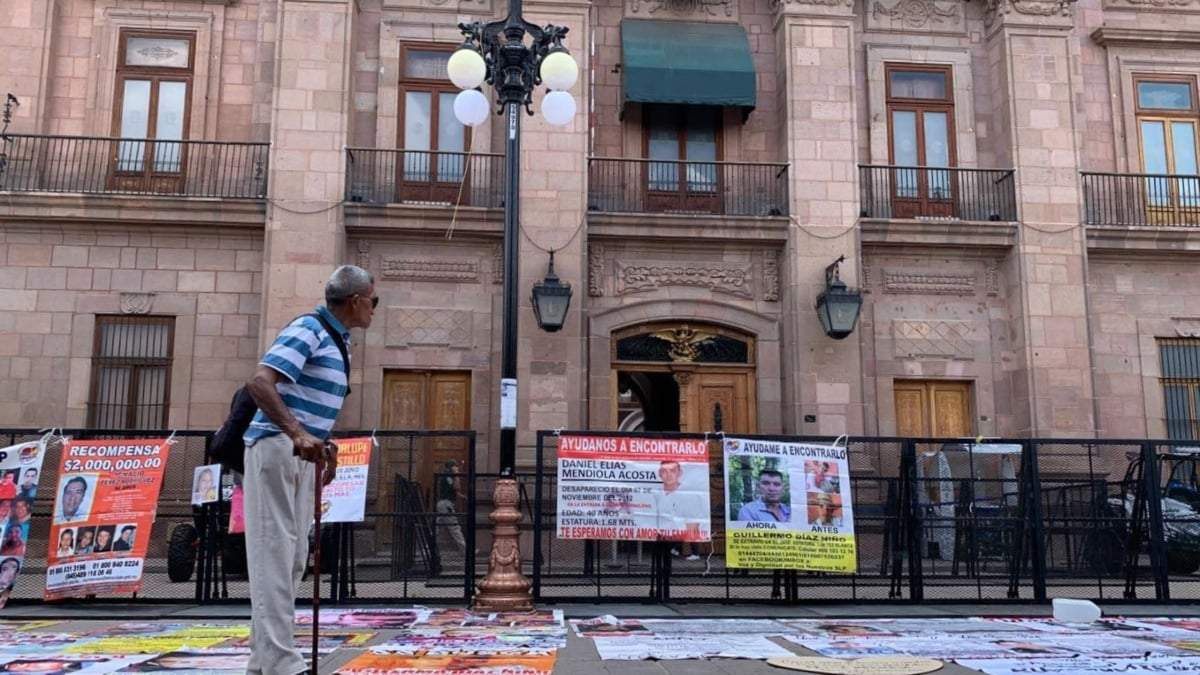 Protesta del colectivo Voz y Dignidad por los Nuestros