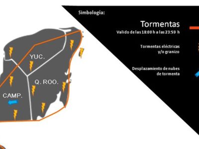 La península de Yucatán en alerta ante la formación de la depresión tropical 14