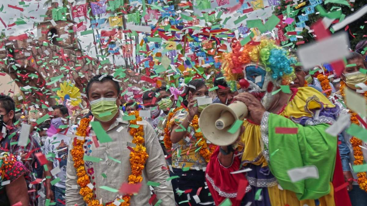Fiesta patronal en el pueblo de Mochitlán