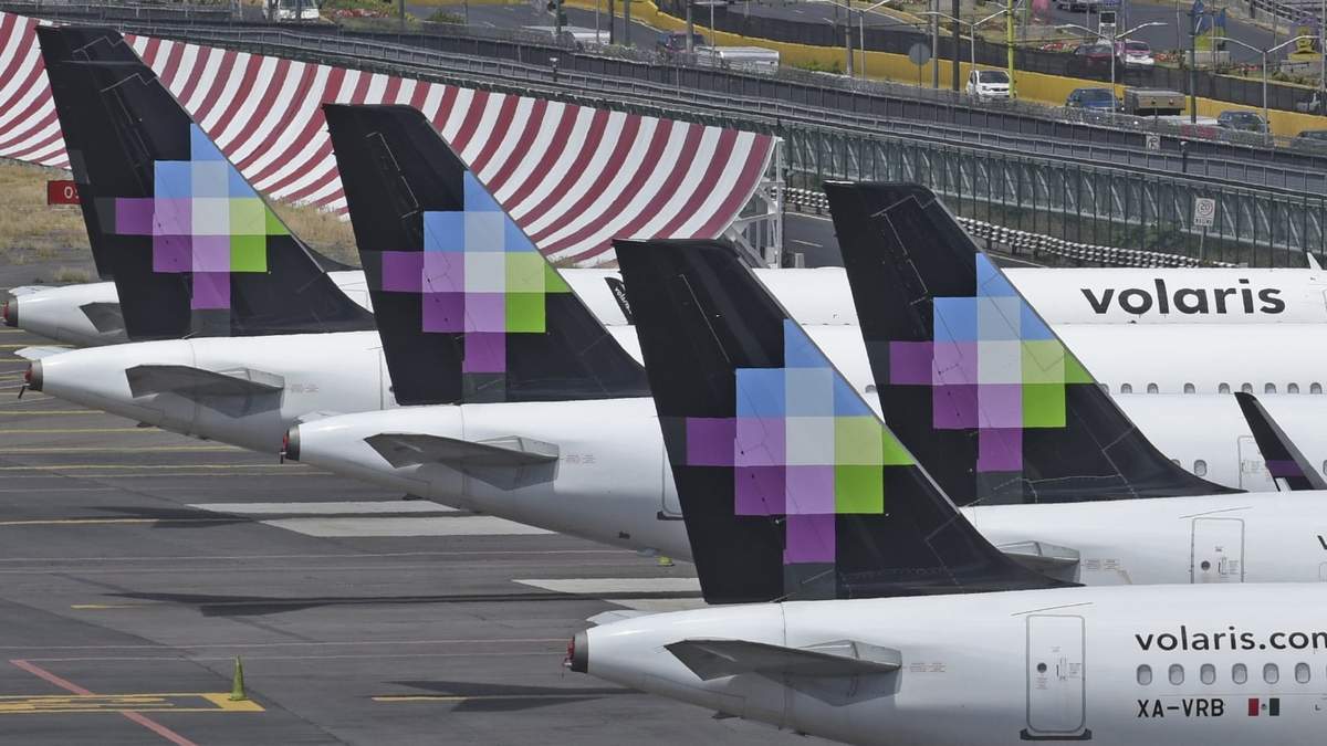 Flotilla de Volaris en el AICM