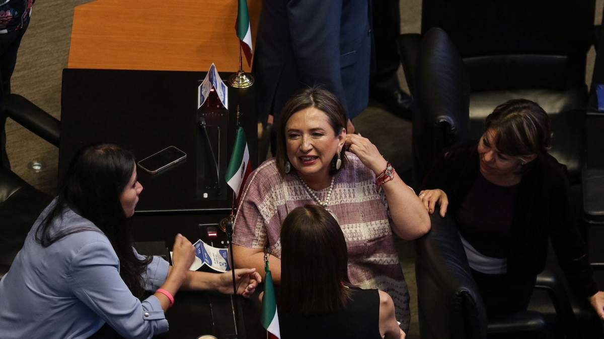 Xóchitl Gálvez en el Senado